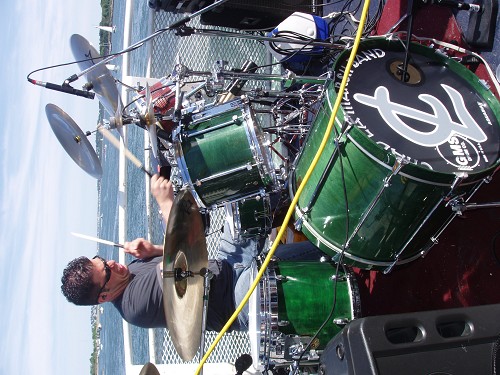Bic killing something on his snare